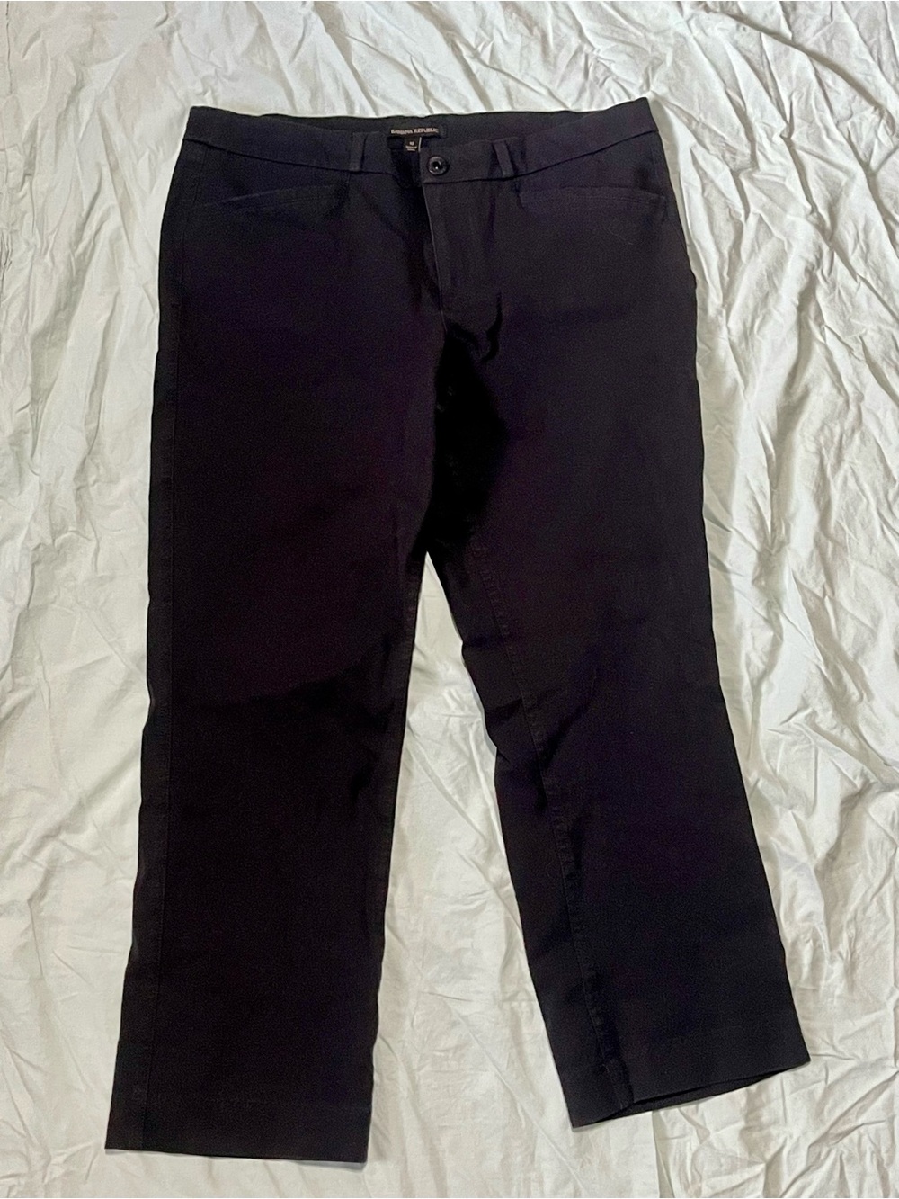 Banana Republic stretch black dress pants
